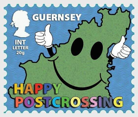 Postcrossing (postcard Exchange) Mnh Stamp 2014 Guernsey