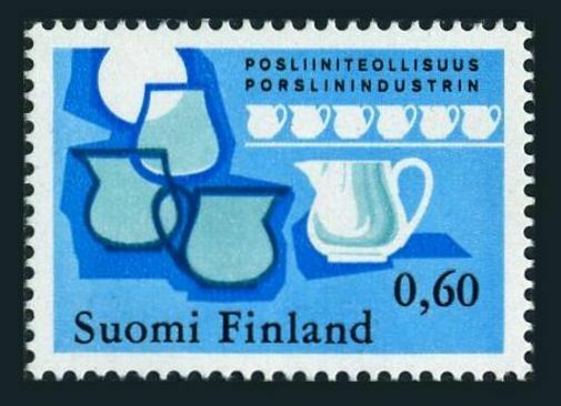 Finland 541 Block/4,mnh.michel 741. Finnish Porcelain,1973.jug.