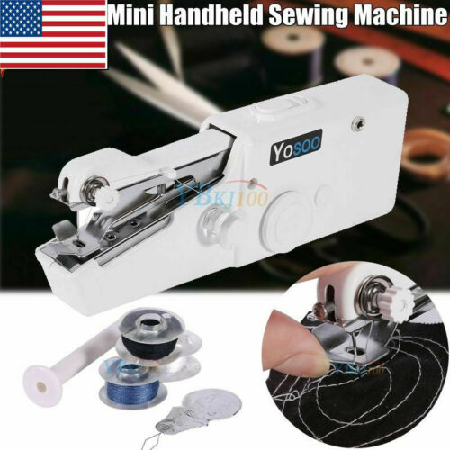 Mini Portable Smart Electric Tailor Stitch Hand-held Sewing Machine Home Travel