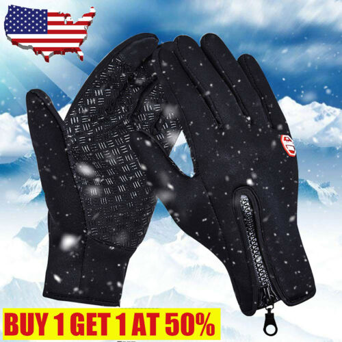 Windproof Waterproof Winter Gloves Touch Screen Warm Thermal Men Women Mittens
